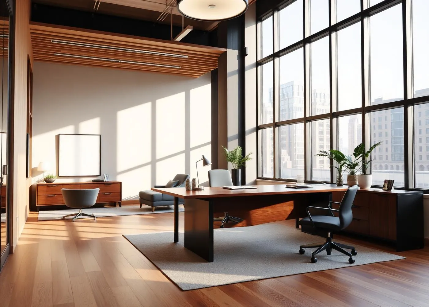 Bureau moderne et élégant